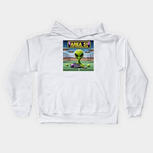 Area 51 Alien Pickleball Club #2 Kids Hoodie